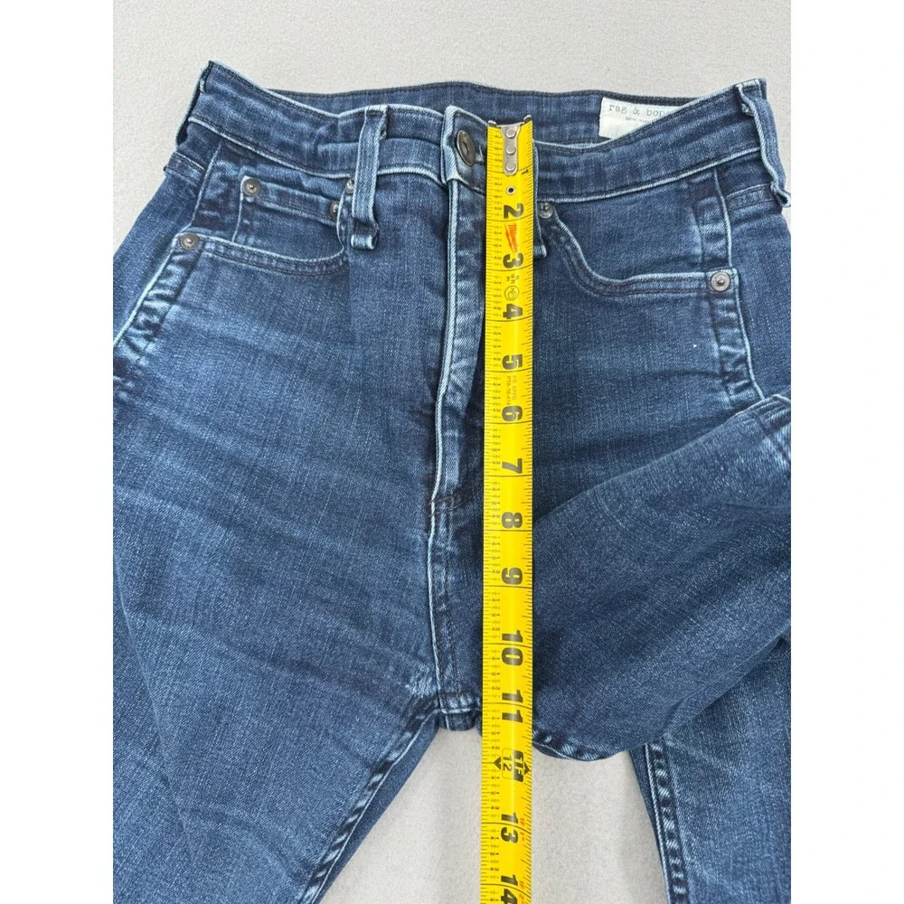 Rag & Bone Jane Super High Rise Flare Jeans Womens 26 (26x29) Big Sky Dark Wash